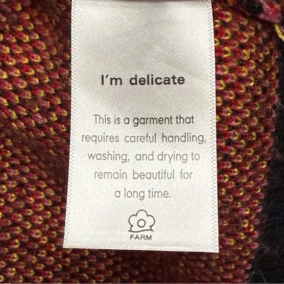 FARM Rio Black Tropical Magic V Neck Oversized Cardigan Size XS. - Picture 10 of 11